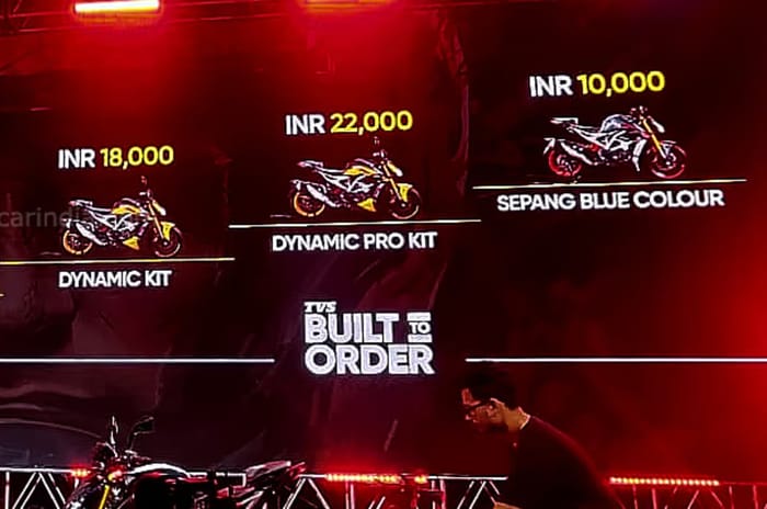 TVS Apache RTR 310 pricing breakup